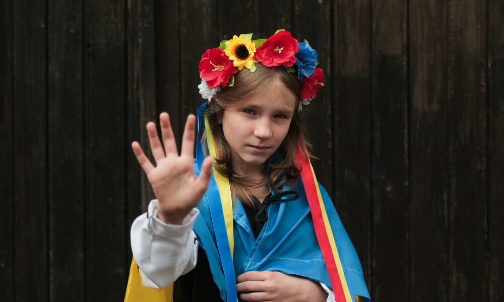 dziewczynka z Ukrainy